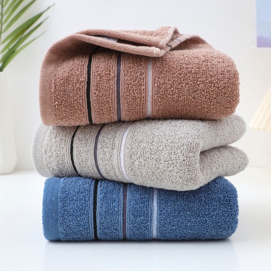 Gaoyang Towel Factory pure cotton absorbent towels with logo, wholesale, jacquard-printed, thickened, gift face towels